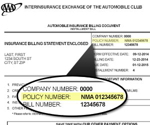 How To Get Car Insurance Policy Number